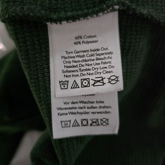 Eddie Bauer Sweatshirt Men's M Green Elk Print Long Sleeve Crew Neck - Picture 4 of 13